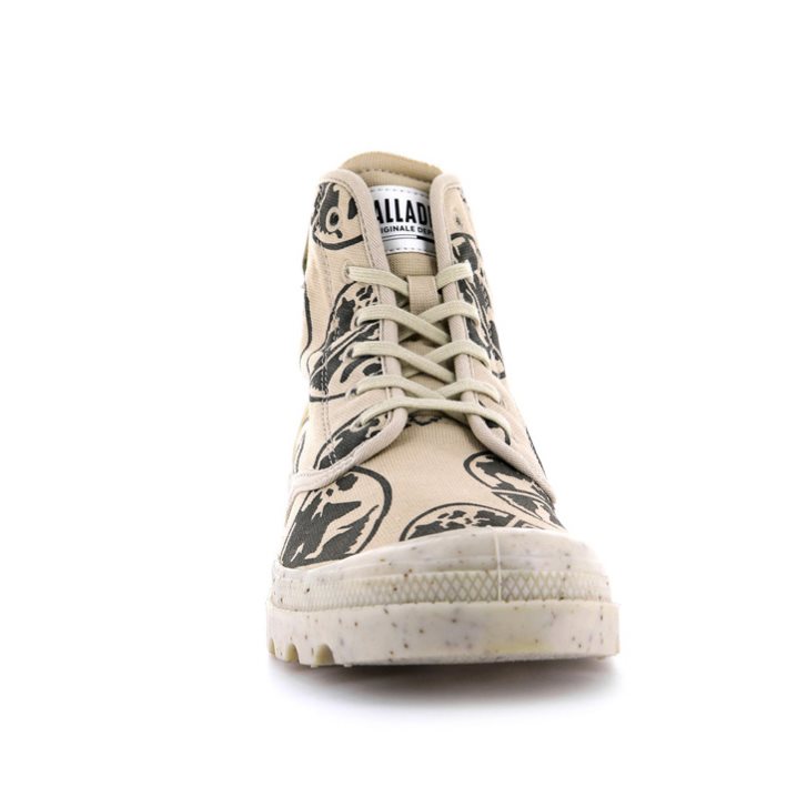 Palladium Pampa Eco-versary 75th Men's Boots Khaki | UK R452-QHP